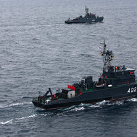 Отработка задач по предназначению корабельными группировками Северного флота в назначенных районах Баренцева моря - 3