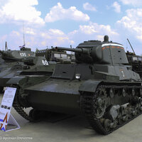 Историческая часть экспозиции – танки Великой отечественной войны