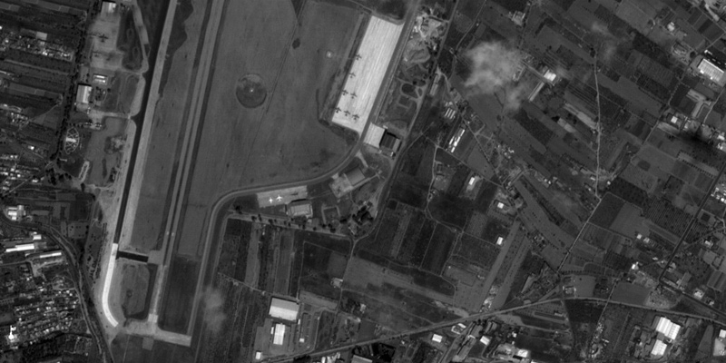 Снимок аэродрома с МКА