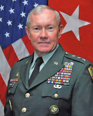 Председатель Комитета начальников штабов вооруженных сил США генерал Мартин Дэмпси