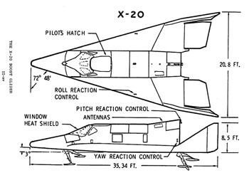 Схема X-20 Dyna-Soar