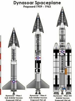 Варианты ракетоносителей проекта Dyna-Soar